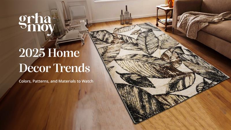 Top Colors, Patterns, and Materials for Home Decor in 2025 – Grhamoy