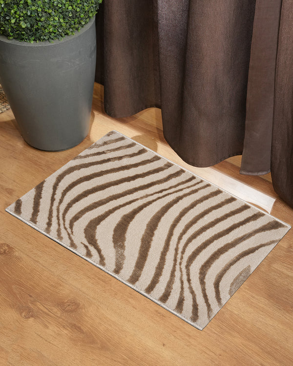 40X60 CM Aura Doormat | Wave Ripple Light Gold