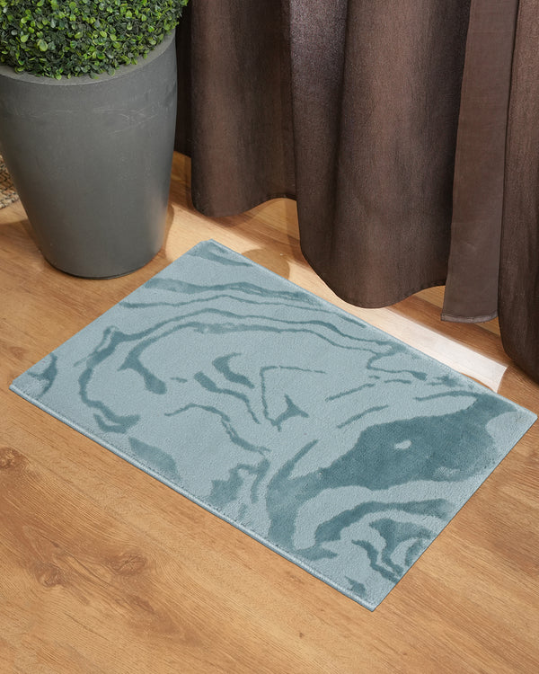 40X60 CM Aura Doormat | Mable Print Light Blue