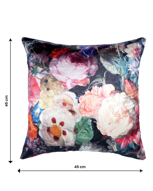 18X18 inch Purple floral cushion covers | Set of 2