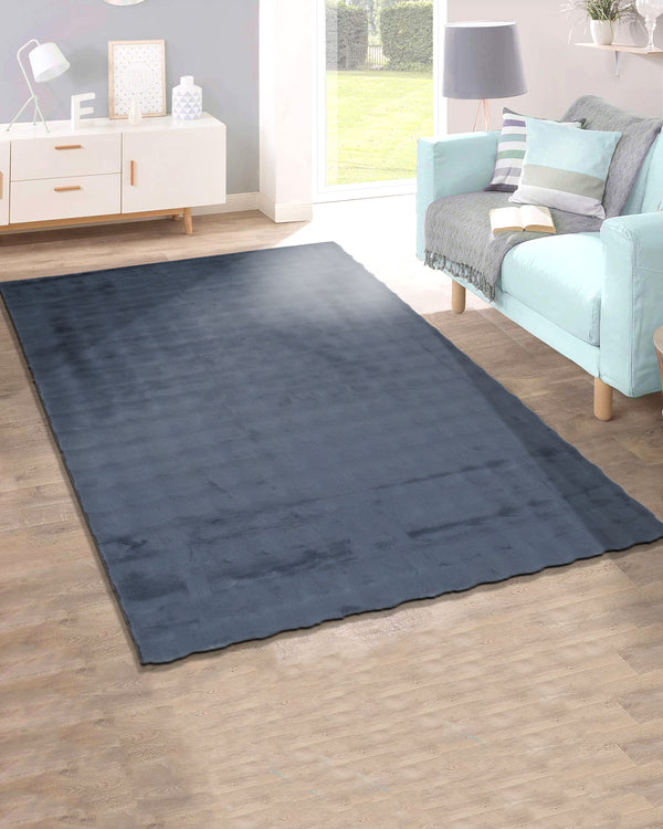 Asteria Furry Carpet | Dark Grey