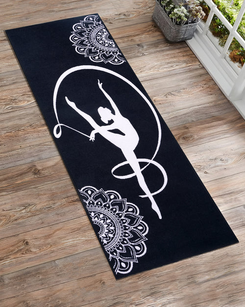 Blue Plain PVC Yoga Mat, Thickness: 4mm, For Home at Rs 300/piece in  Guwahati