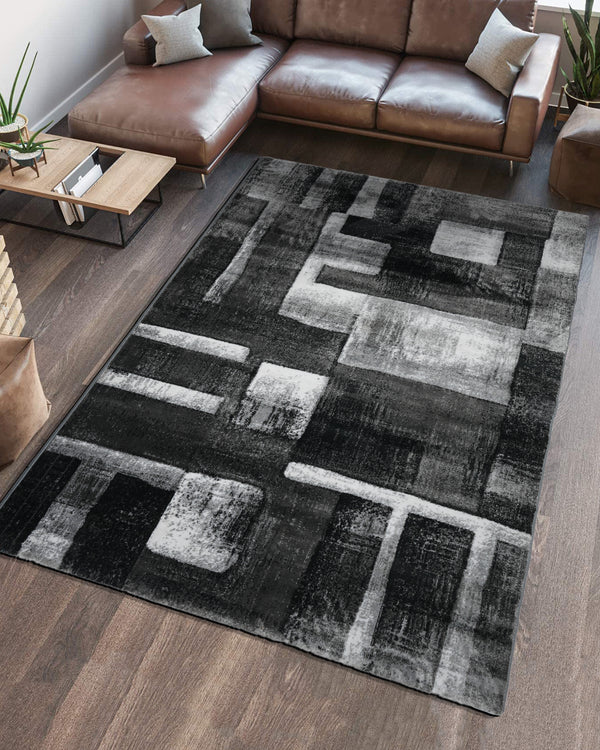 Pearl Iconic Carpets | Black Blocks