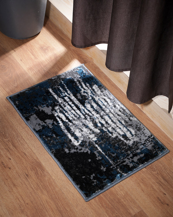 40X60 CM Pearl Doormat | Abstract Blue Red