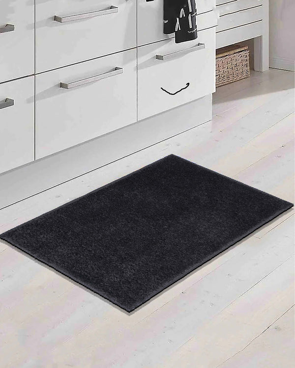 40X60 CM Shaggy Doormat | Set of 2 | Dark Grey