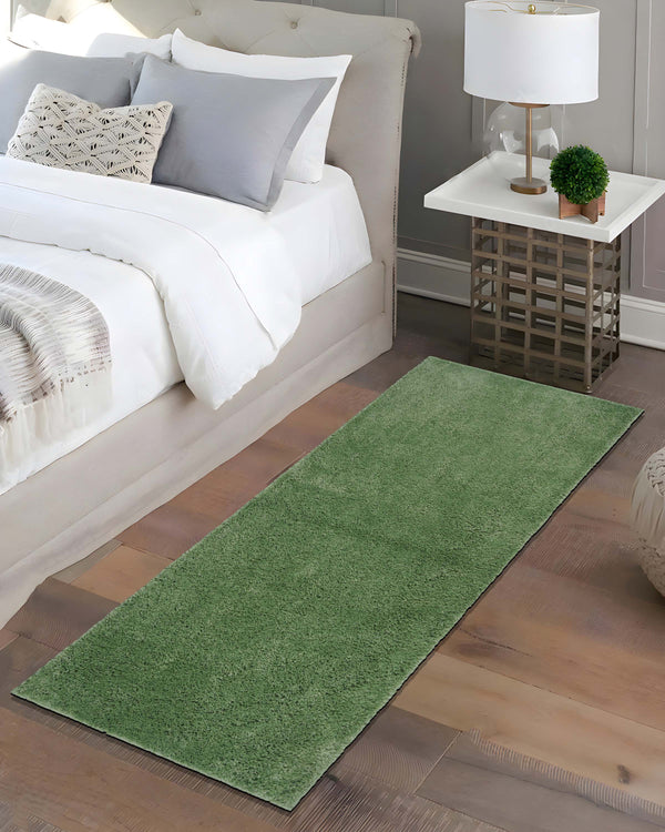 60 X 150 CM Shaggy Runner | Green