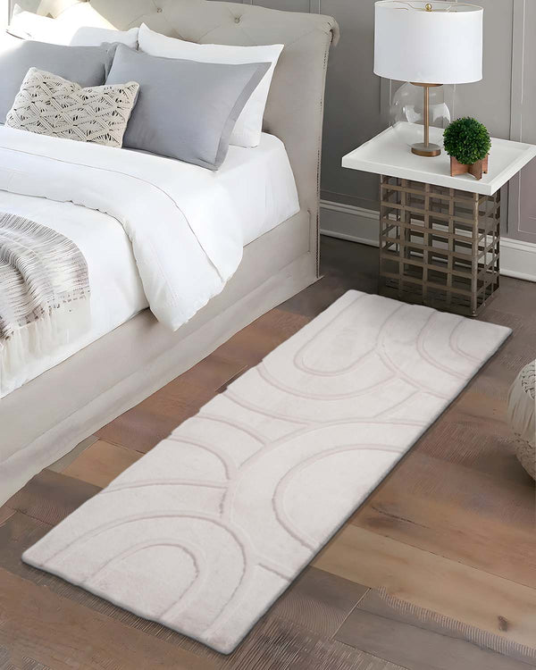 60 x 150 CM Softica Furry Runner | Beige