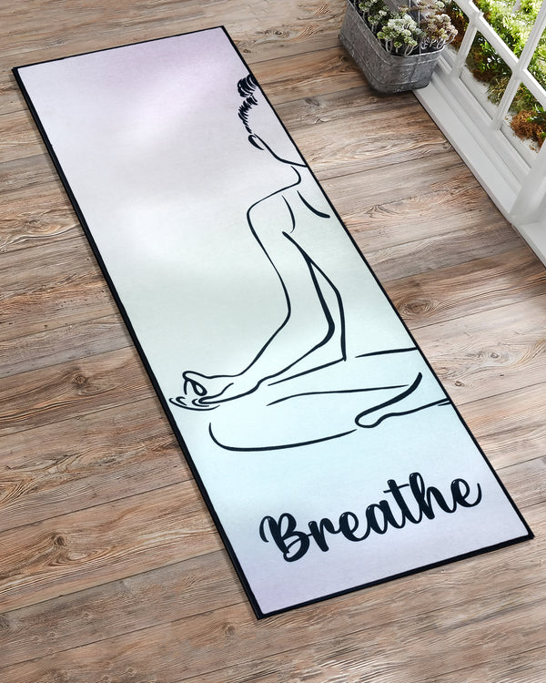 Hand Woven Yoga Mat, 4 mm, Model Name/Number: Yoga-cotton at Rs