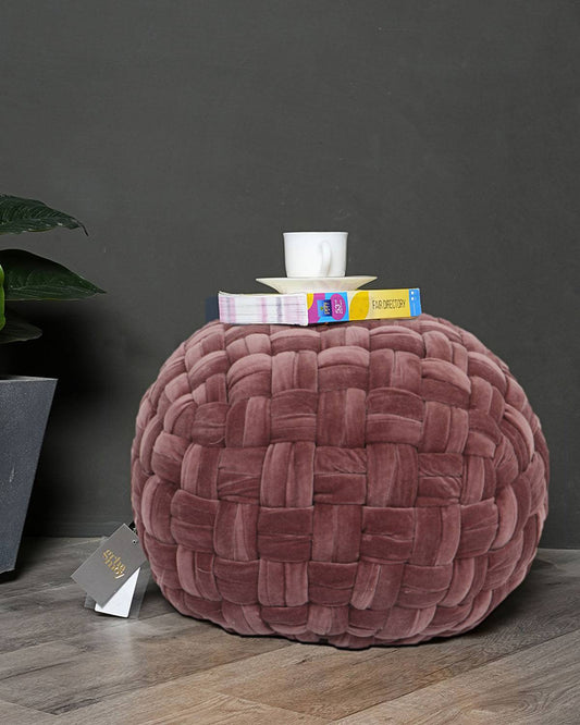 Amelia Pink Pouf